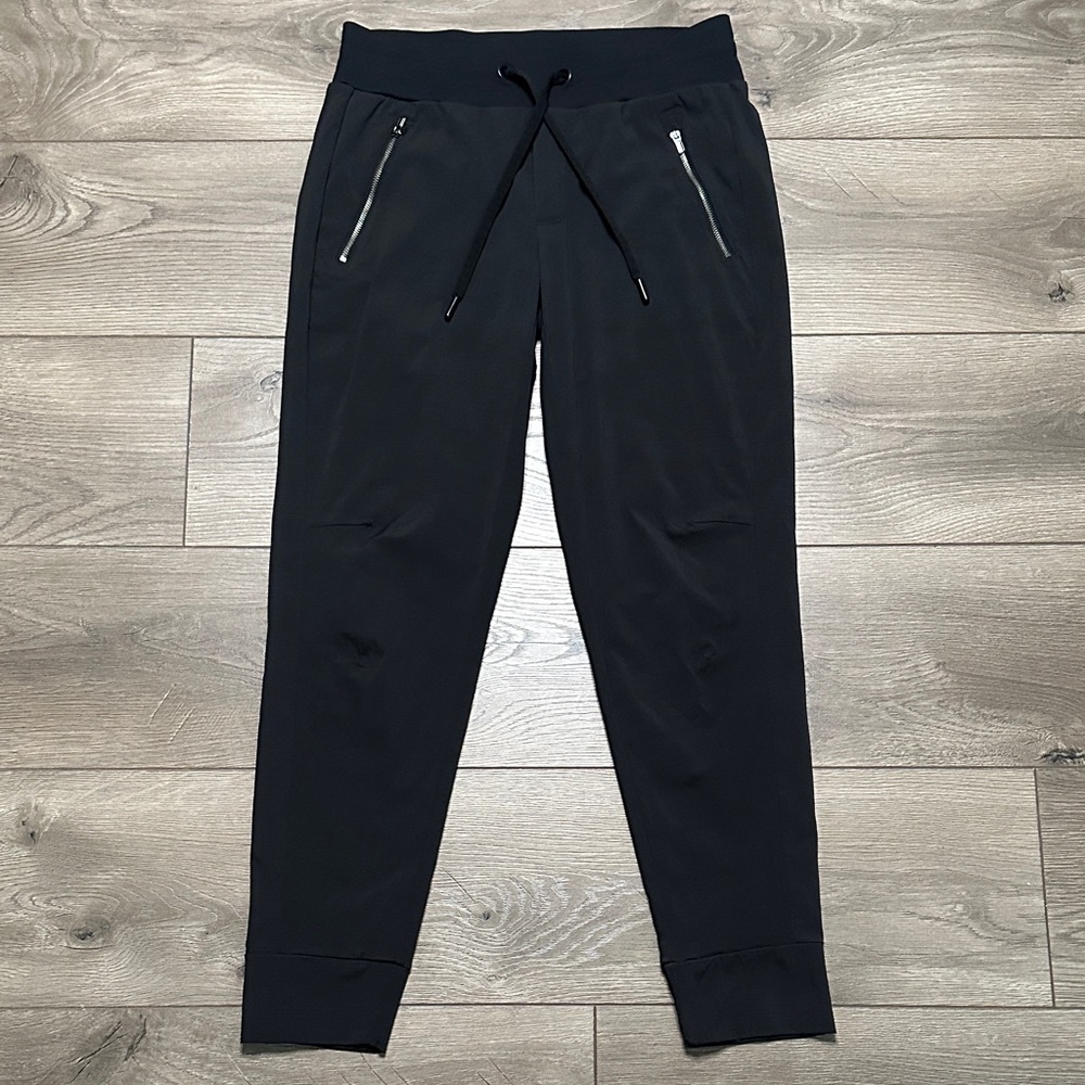 Athleta Trekkie North Jogger Mid Rise Black Active Hiking Pants Casual Travel 2
